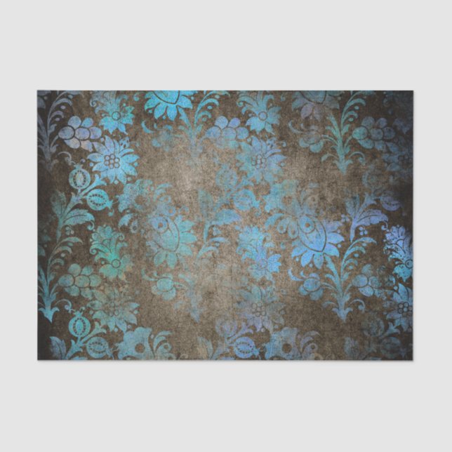 Victorian Gothic Damask Tissue Paper | Elegant (Front)