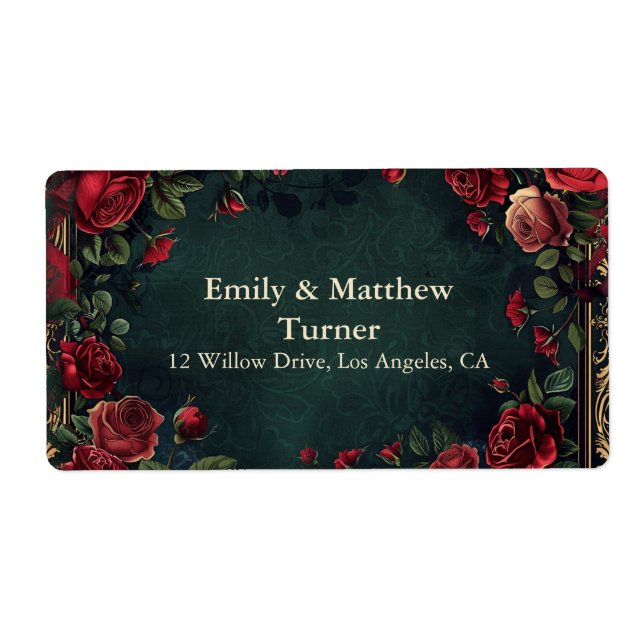 Victorian Gothic Elegance Wedding (Front)