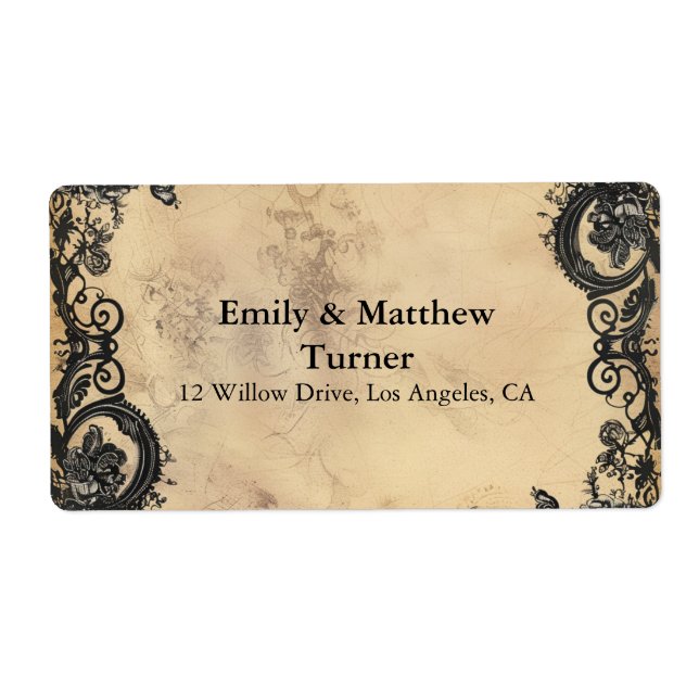 Victorian Gothic Elegance Wedding (Front)