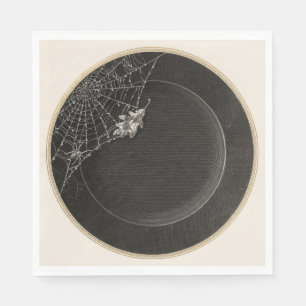 Victorian Gothic Halloween Spiderweb Napkins