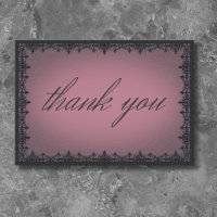 Victorian Gothic Iron Border Burgundy Wedding