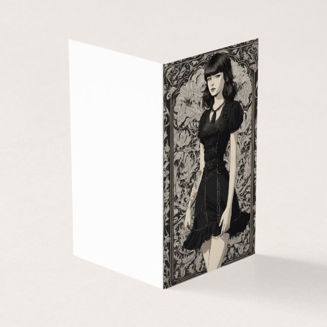 Victorian Gothic LBD Little Black Dress Blank (Outside)