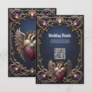 Victorian Gothic Wedding Collection Enclosure Card