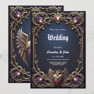 Victorian Gothic Wedding Collection Invitation