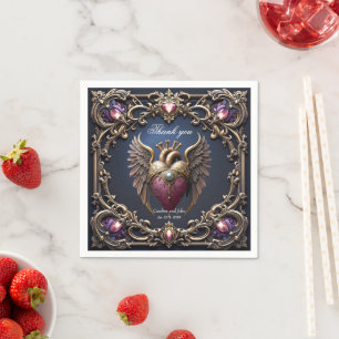 Victorian Gothic Wedding Collection Napkin
