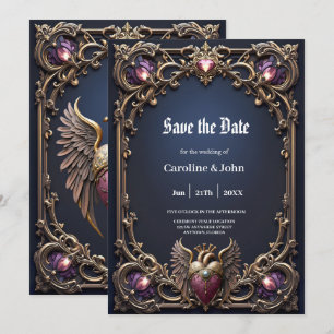 Victorian Gothic Wedding Collection Save The Date