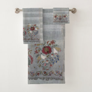 Victorian Greek Russian Design Boho Bath Towel Set
