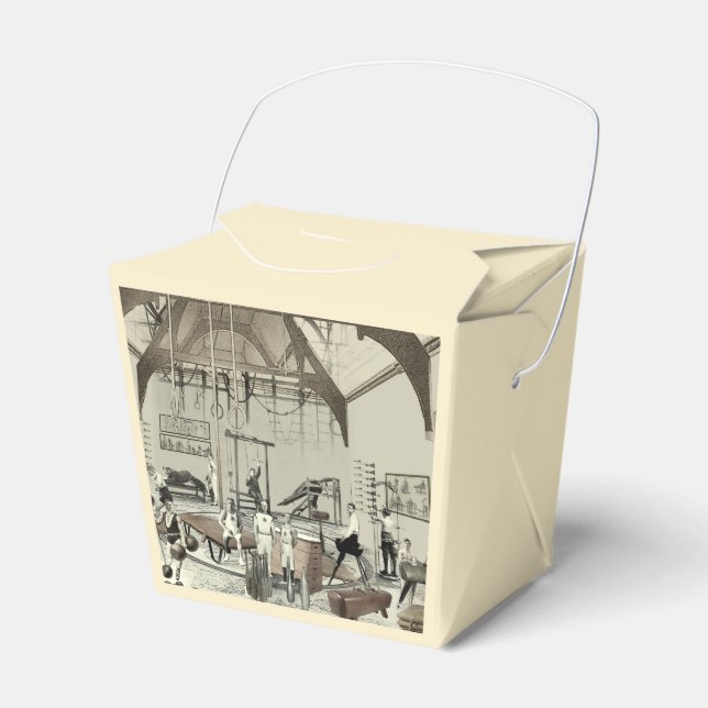Victorian Gym Favour Box (Front Side)