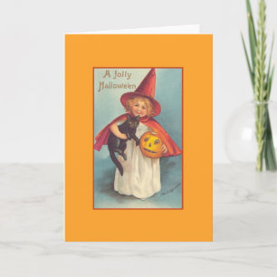 Victorian Halloween Greeting Card