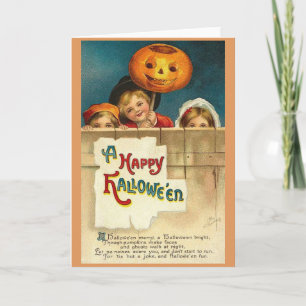 Victorian Hallowe'en Greeting Card