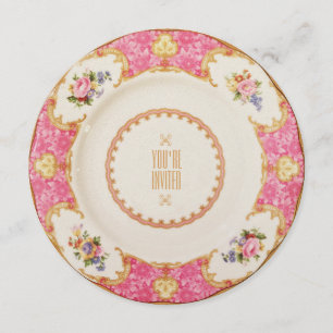 Victorian High Tea Party Invitation