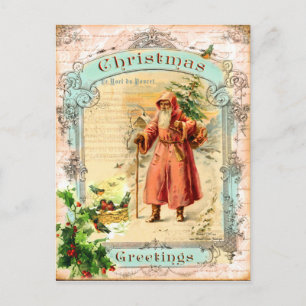 Victorian Holiday Postcard