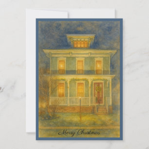 Victorian Home Holiday Card