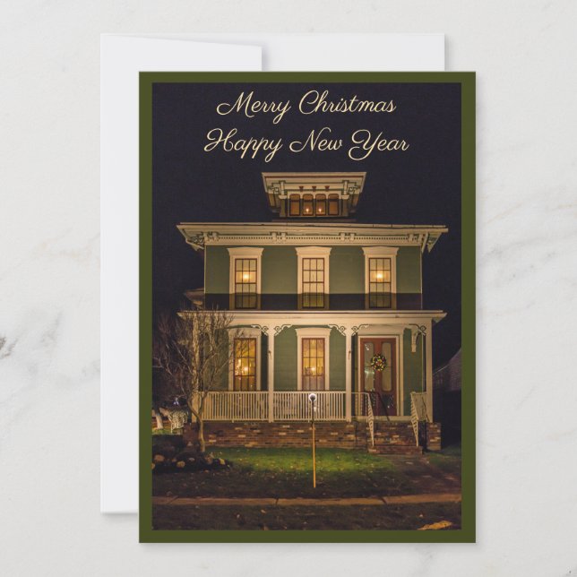 Victorian Home Holiday Card (Front)