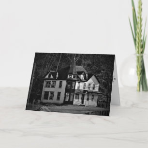 "Victorian Home of Jordan" Hallowe’en Card