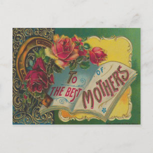 Victorian Horseshoe Mother's Day Card