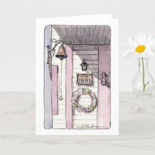 Victorian House Detail Chautauqua Folded Card 