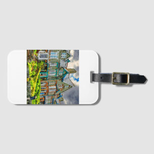 Victorian house in Keswick painted in watercolor Luggage Tag