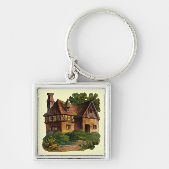 Victorian House Key Ring (Front)