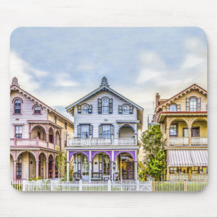 Victorian House Row Mousepad