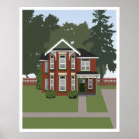 Victorian House with Decorative Woodwork