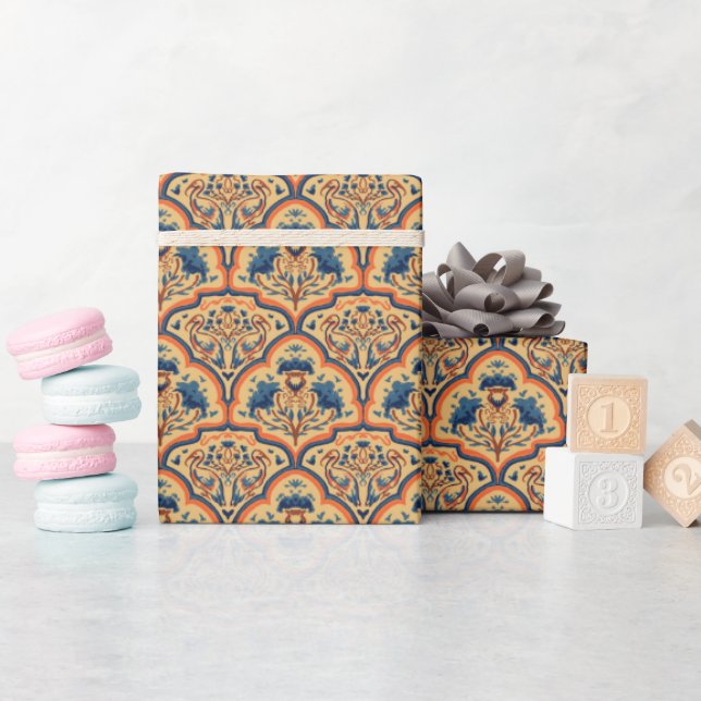 Victorian Ibises Wrapping Paper (Baby Shower)