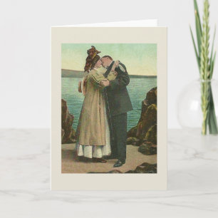 Victorian Kiss Anniversary Card