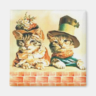 Victorian Kittens Magnet