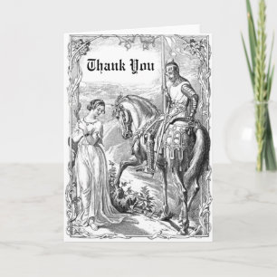 Victorian Knight Thank You Card