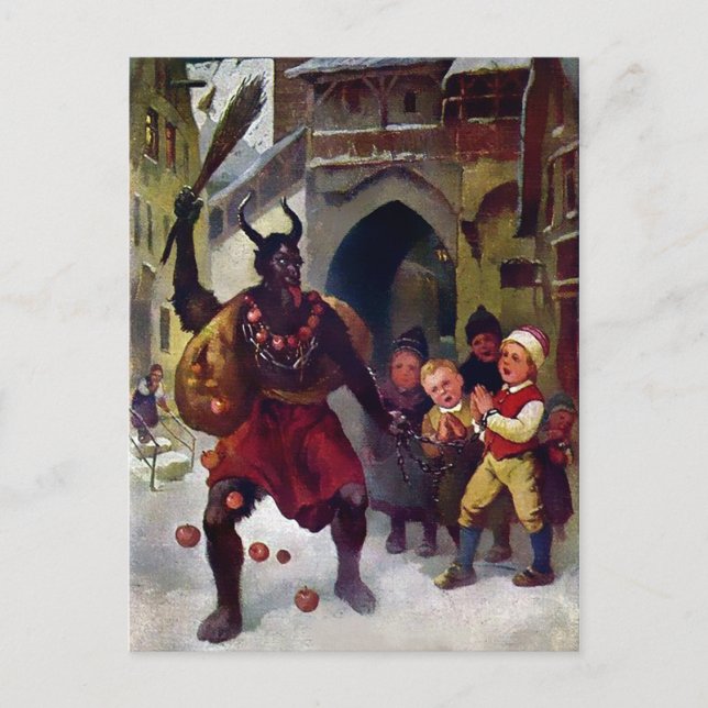 Victorian Krampus Postcard (Front)