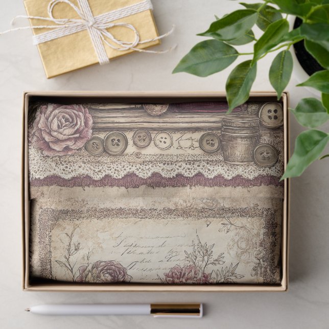 Victorian & Lace  Tissue Paper (Gift)