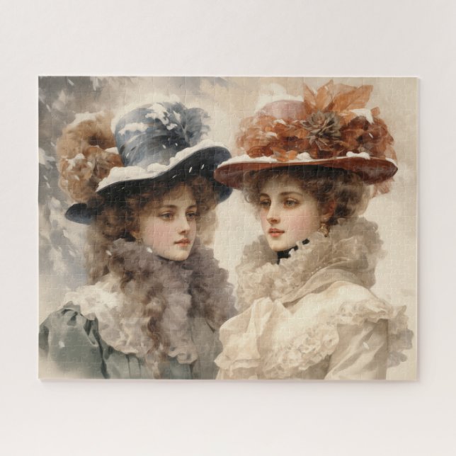 Victorian Ladies Jigsaw Puzzle (Horizontal)
