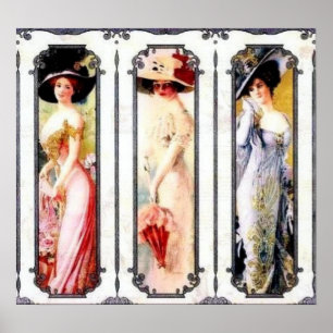 Victorian Ladies Poster