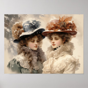 Victorian Ladies Poster