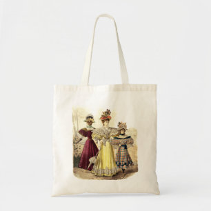 Victorian Ladies Vintage Design Tote Bag