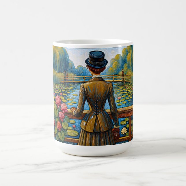 Victorian Lady by the Water Coffee Mug (Center)