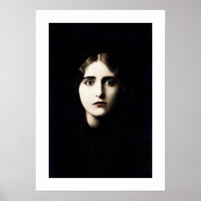 victorian lady haunting, stare, stark poster (Front)