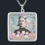 Victorian Lady Necklace<br><div class="desc">This lovely necklace will sure be a conversation starter! You can say it’s your great,  great grandma! Reproduced from my mixed media art,  this necklace will inspire and delight.</div>