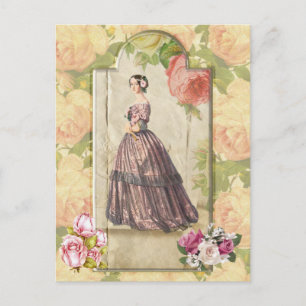 Victorian Lady Postcard