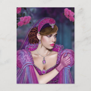 Victorian Lady Postcard