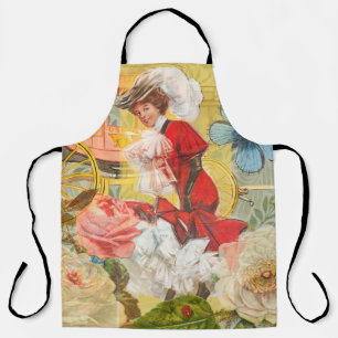 Victorian Lady Woman Fun Carriage Apron