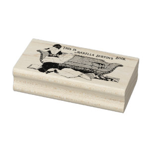 Victorian Leisure Book Ownership  Name Stamp