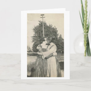 Victorian Lesbian Valentine's Day Card
