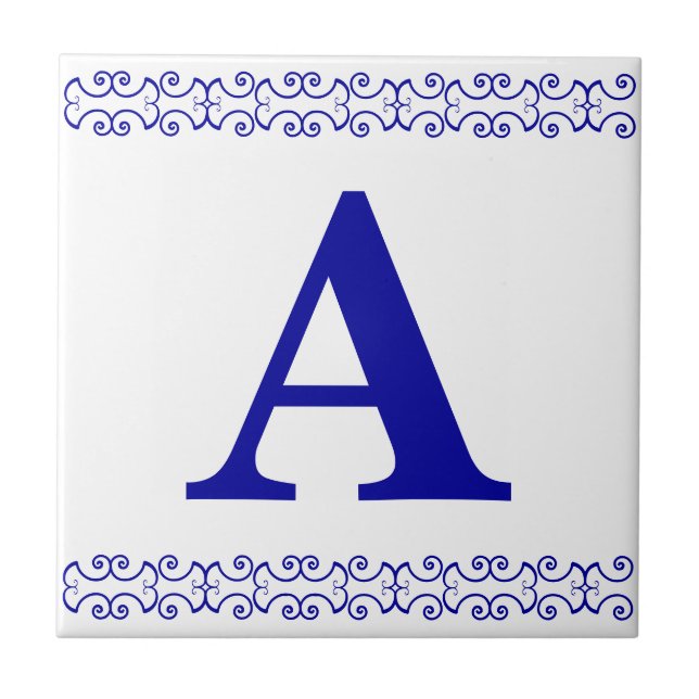 Victorian Letter Tile (Front)