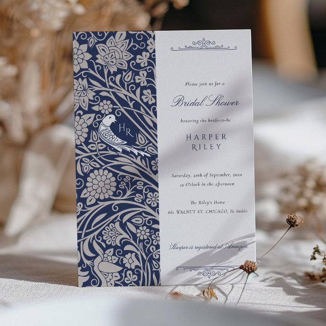 Victorian Love Bird Bridal Shower Invitation (Creator Uploaded)