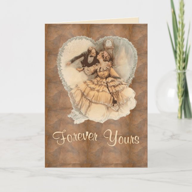 Victorian Love Holiday Card (Front)