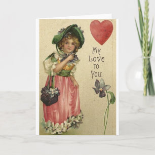 Victorian Love Valentine's Day Card