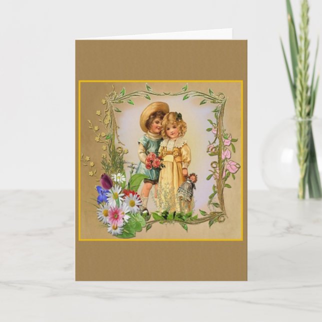 Victorian Loving Valentine's Day Card (Front)