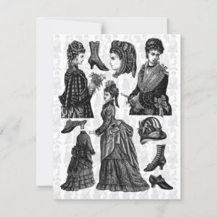 Victorian Luncheon Invitation