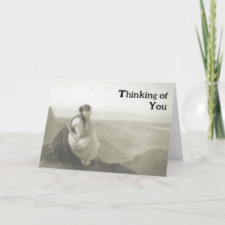 Victorian Maiden Thank You Card